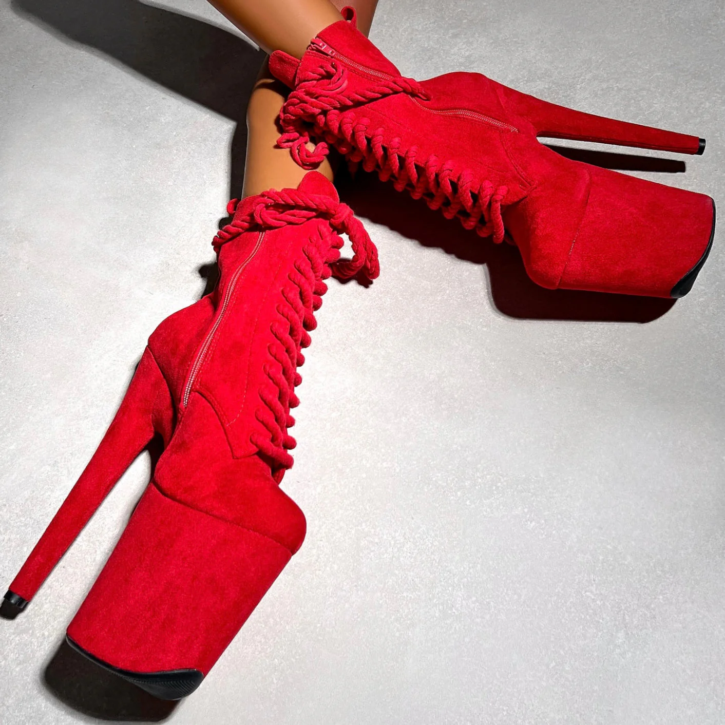 BABYDOLL ROPE - ALL TIED UP - RED - 9INCH - Image 3